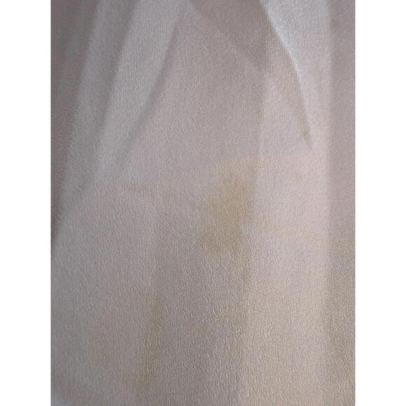 TOME x RTR White Pleated Midi Dress Size 8 stains and mesh tear - Picture 15 of 15